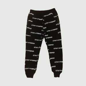 Hybrid nation black joggers